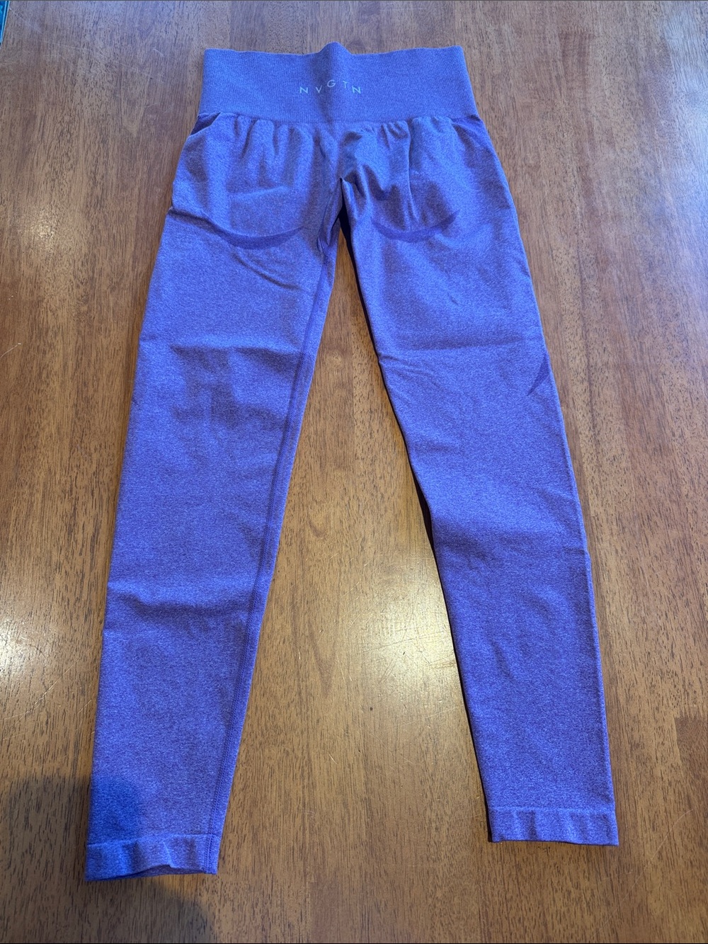 NVGTN Purple High-Waist Seamless Leggings